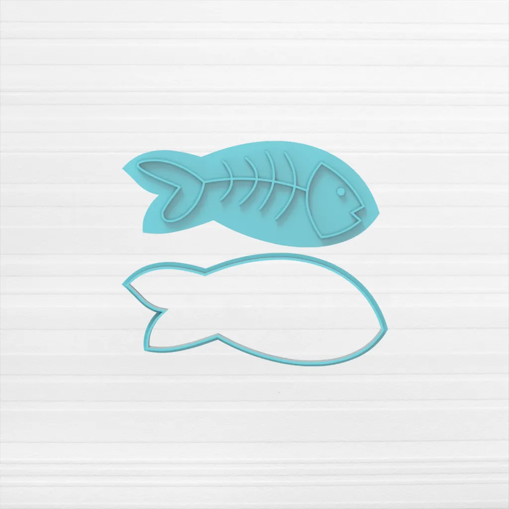 Pez Esqueleto - 6 CM