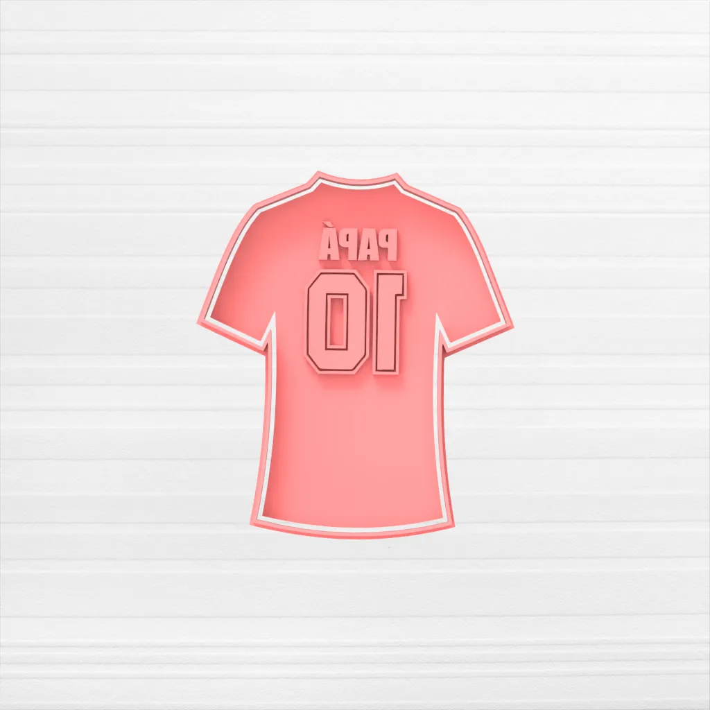 Camiseta Papá 10 - Día del Padre - 6 CM