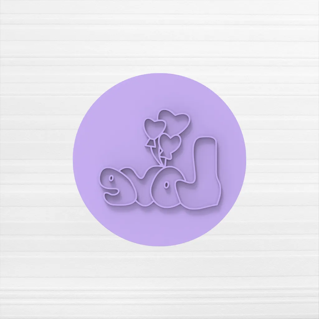 Sello LOVE - San Valentín