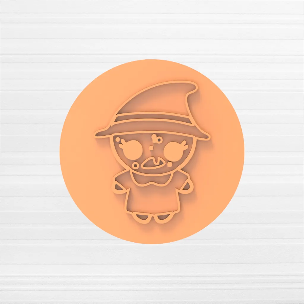 Sello Bruja - Halloween - 6 CM