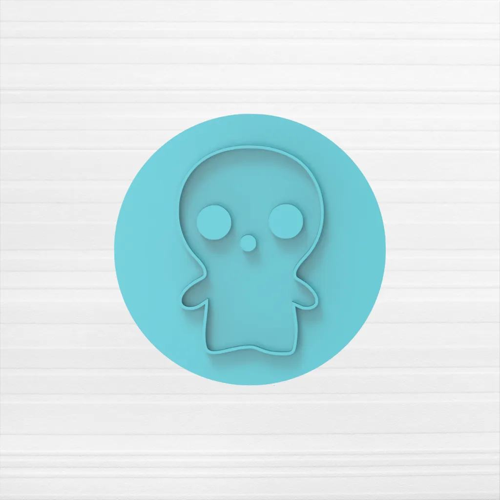 Sello Fantasma - Halloween - 6 CM