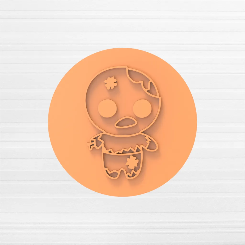 Sello Zombie - Halloween - 6 CM