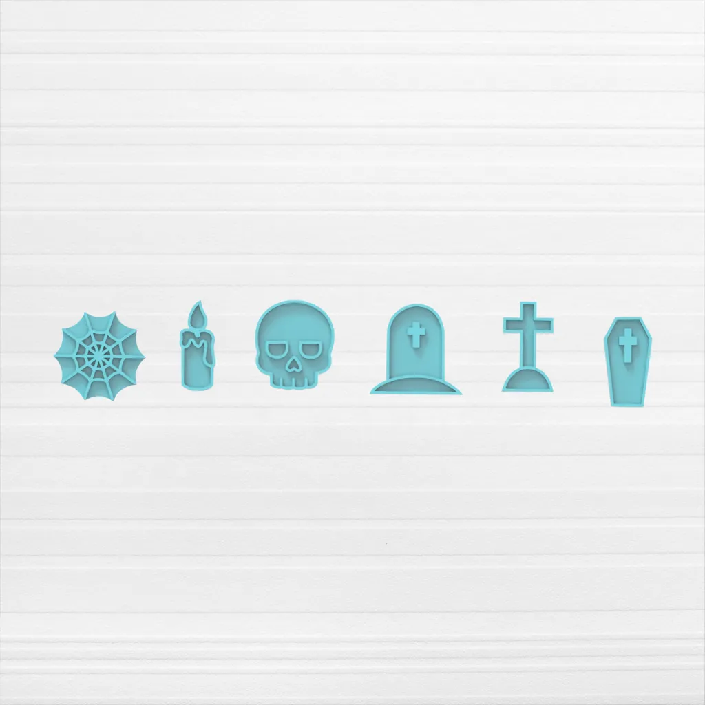 Set Mini Sellos - Halloween